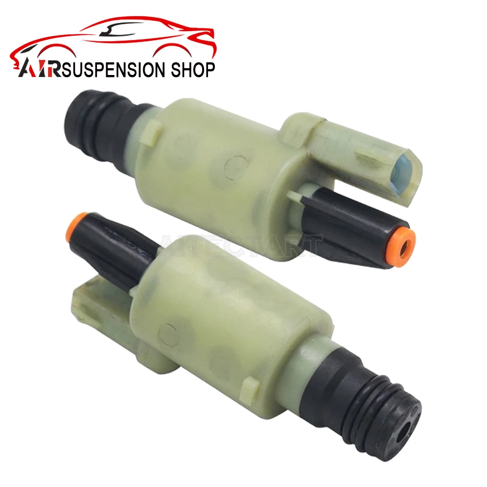 2x Rear Air Suspension Spring Bag Solenoid Valve for Ford Crown Victoria Lincoln Town 6W1Z5560AA F8MZ5560AA 3U2Z5580AA Brand New
