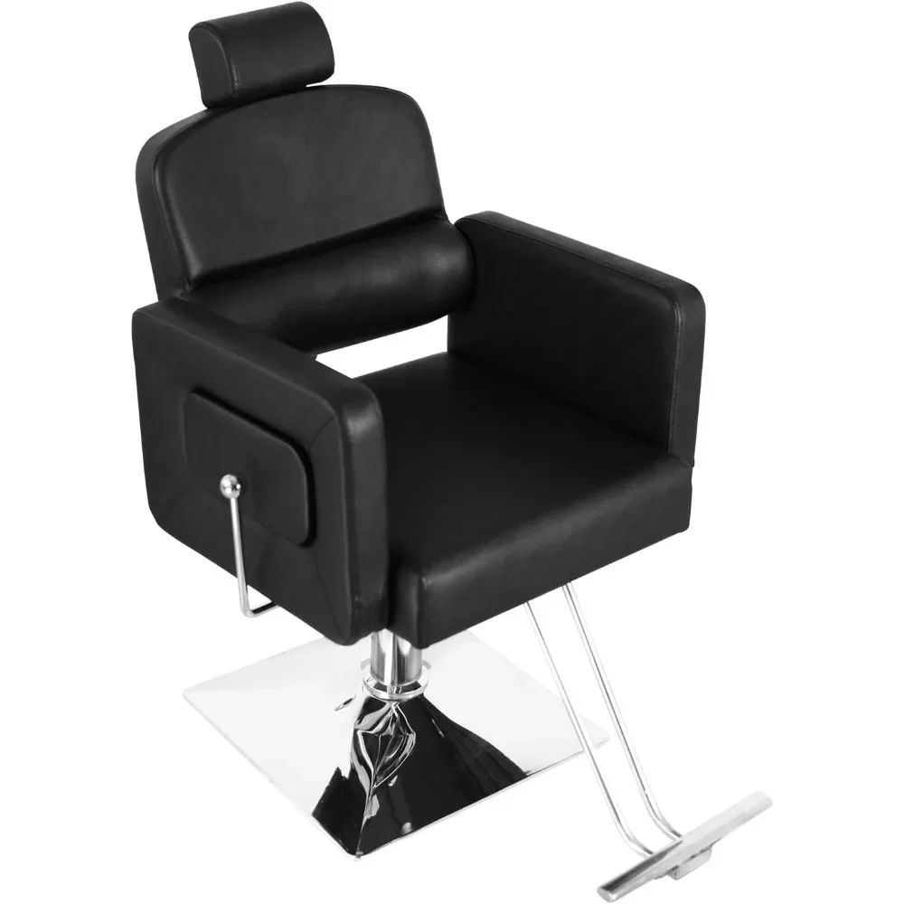 

Salon Reclining Barber Chair Spa Hairdressing Styling Chair with Adjustable headrest,Beauty Shampoo Tattoo Equipment
