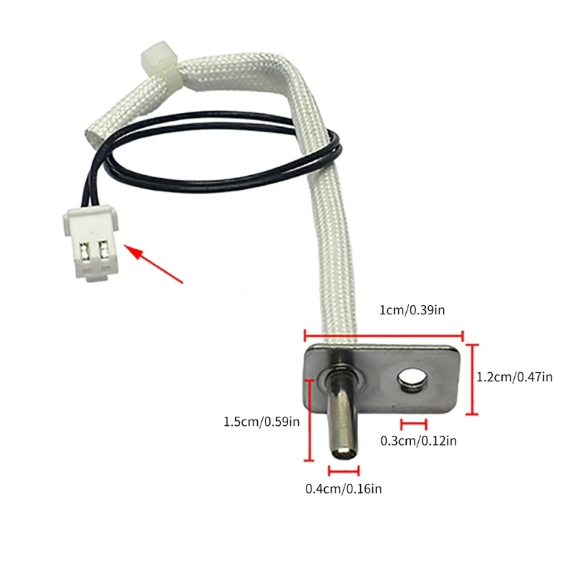 Датчик температуры фритюрницы Чувствительный зонд Датчик температуры фритюрницы Датчик температуры Подходит для безопасного пищи