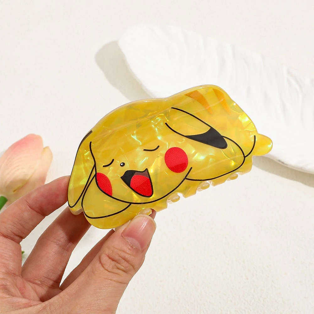 

Pokemon Pikachu Series Hair Claw Clip Decorative Hair Accessories Daily Practical Cosplay Headwear