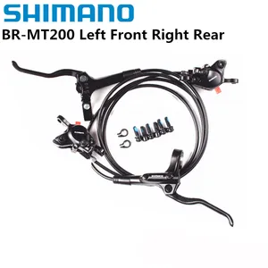 فرامل قرصية هيدروليكية Shimano للدراجة الكهربائية اليسار الأمامي الأيمن الخلفي E-Bike BL BR MTB MT200 أفضل 10 مكابح هيدروليكية للمبيعات - رقم 6