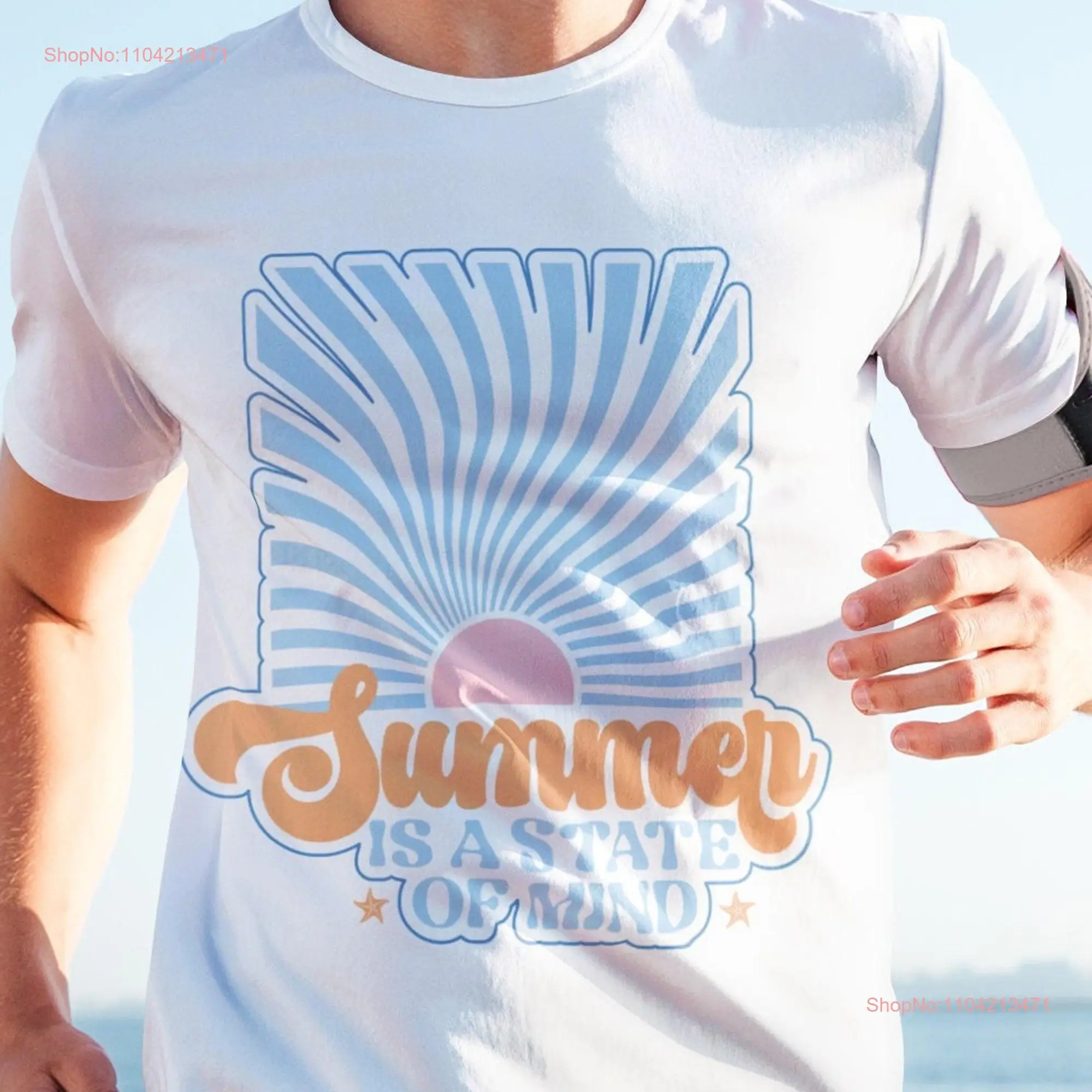 Summer Vibes T Shirt Retro Sunburst Beach Vacation Top Tropical Casual Coastal Apparel Sunny Day Ocean Waves Beachwear