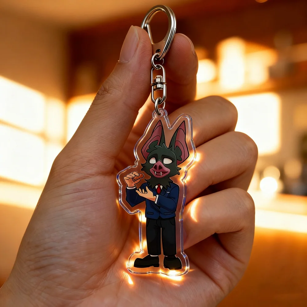 لعبة الكرتون تشيبي المفاتيح للإكسسوارات ميكا رجل شقراء السترة روبرت روبرتسون كيرينغ مجوهرات الألعاب المشجعين الهدايا