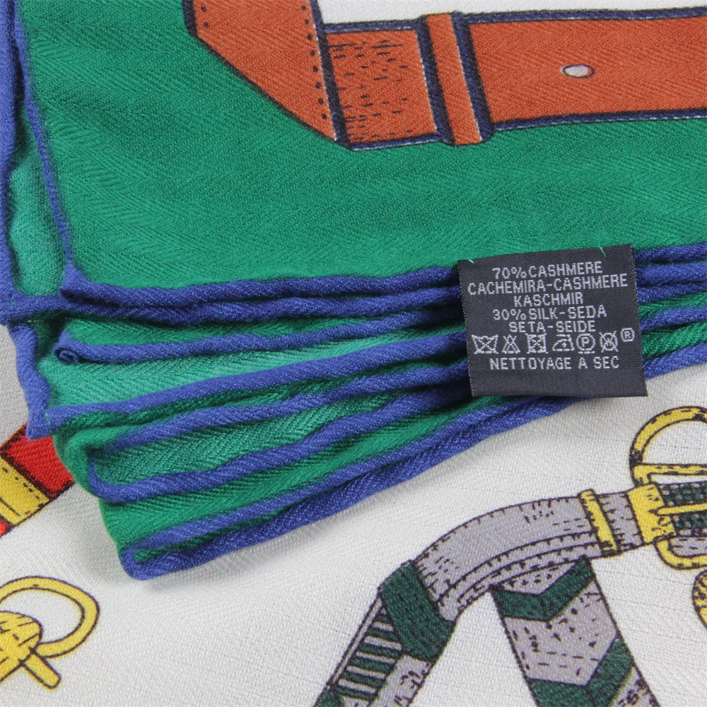 30% الحرير 70% الكشمير وشاح مصمم الفاخرة الباشمينا شالات للنساء ساحة اليد توالت حواف سرق بطانية كبيرة المعطف 135 سنتيمتر #6