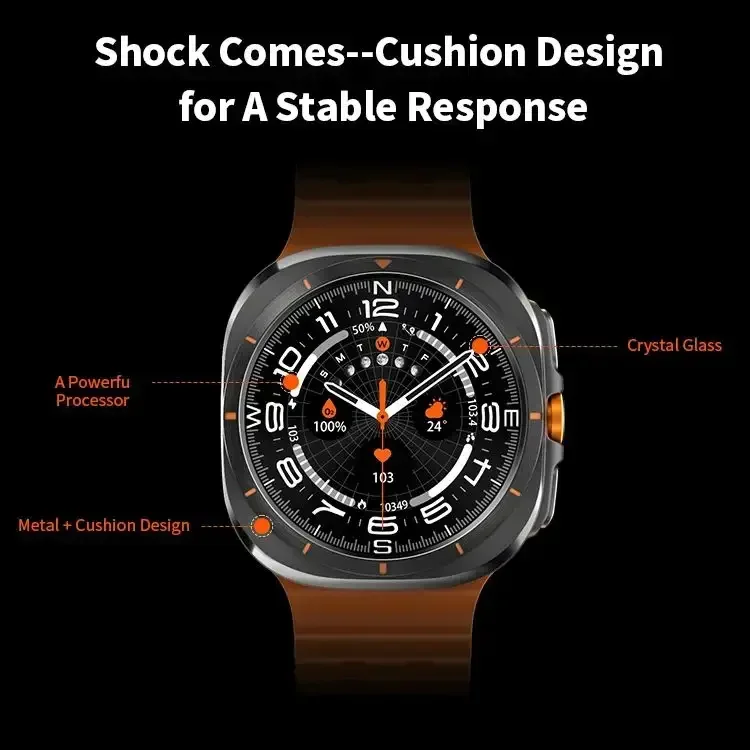 NEW Watch 7 Ultra 47mm Smart Watch IP68 Waterproof Bluetooth Call Compass 1.43" AMOLED Screen SpO2 GPS Smartwatch for Men Women