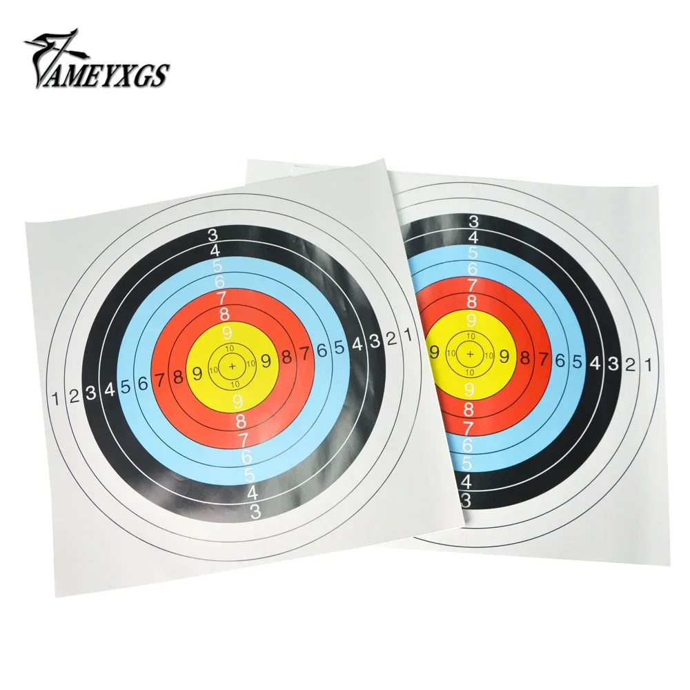 

60X60 CM Thickened Coated Paper Target Paper Plastic Target Nail For Archery Hunting Shooting Outdoor Sports Competition