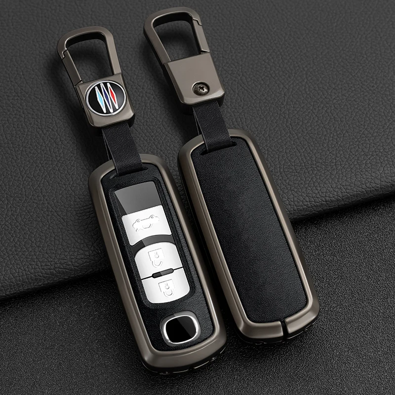 

Zinc Alloy Car Key Case Cover For Mazda 2 3 6 Atenza Axela Demio CX-5 CX5 CX-3 CX7 CX-9 2015 2016 2017 2018 2019 Accessories