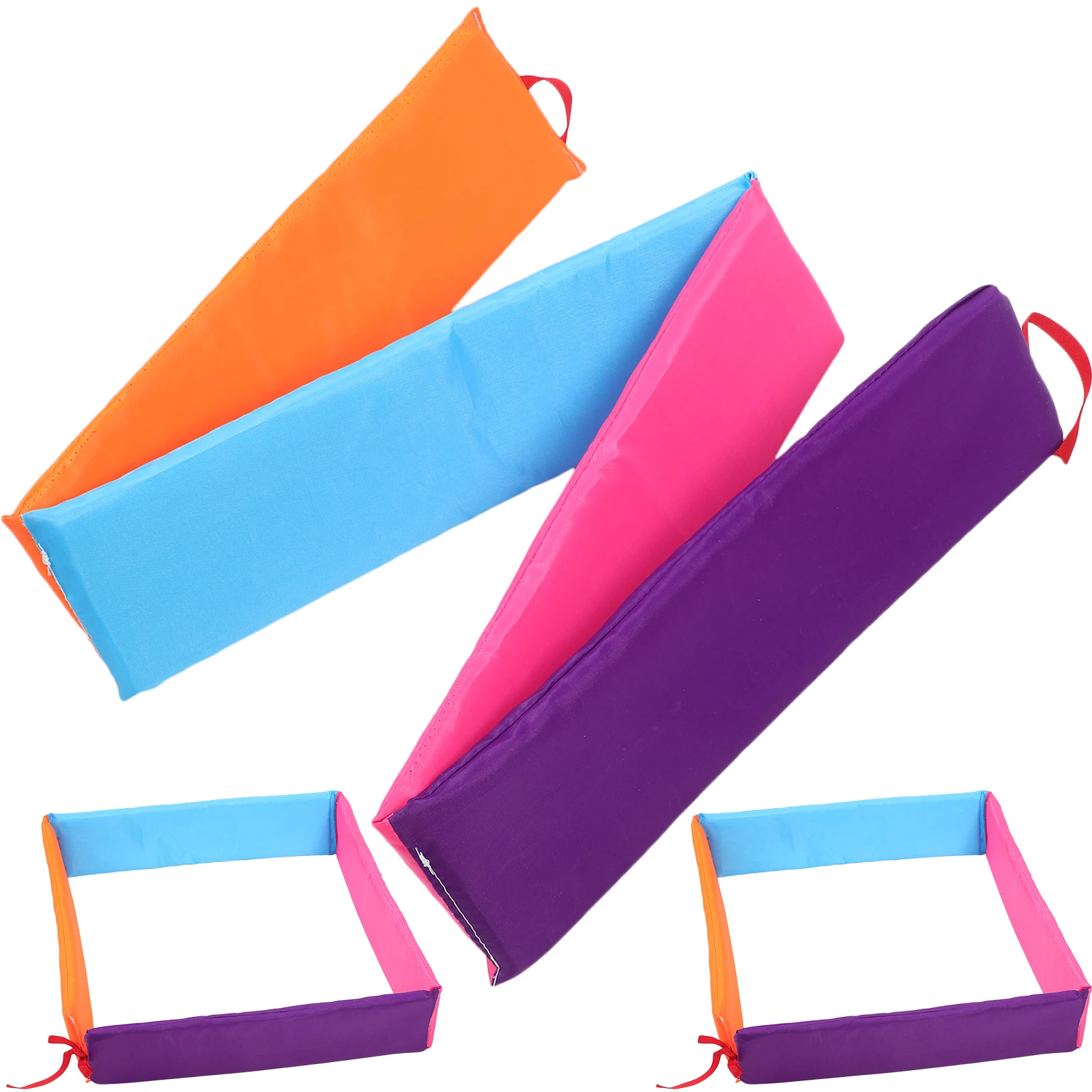 

3 Pcs Multicolor EVA Cloth Hopscotch Props Kids Physical Training Equipment Indoor Outdoor Playground Accessories Gaming