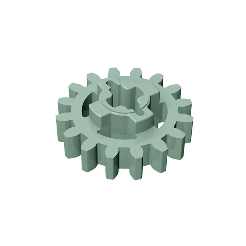 Gobricks 10PCS High-Tech Assemble Particle 94925 16 Tooth Gear Outer Diameter 17.5 Building Blocks Kit Replaceable Part For Kids