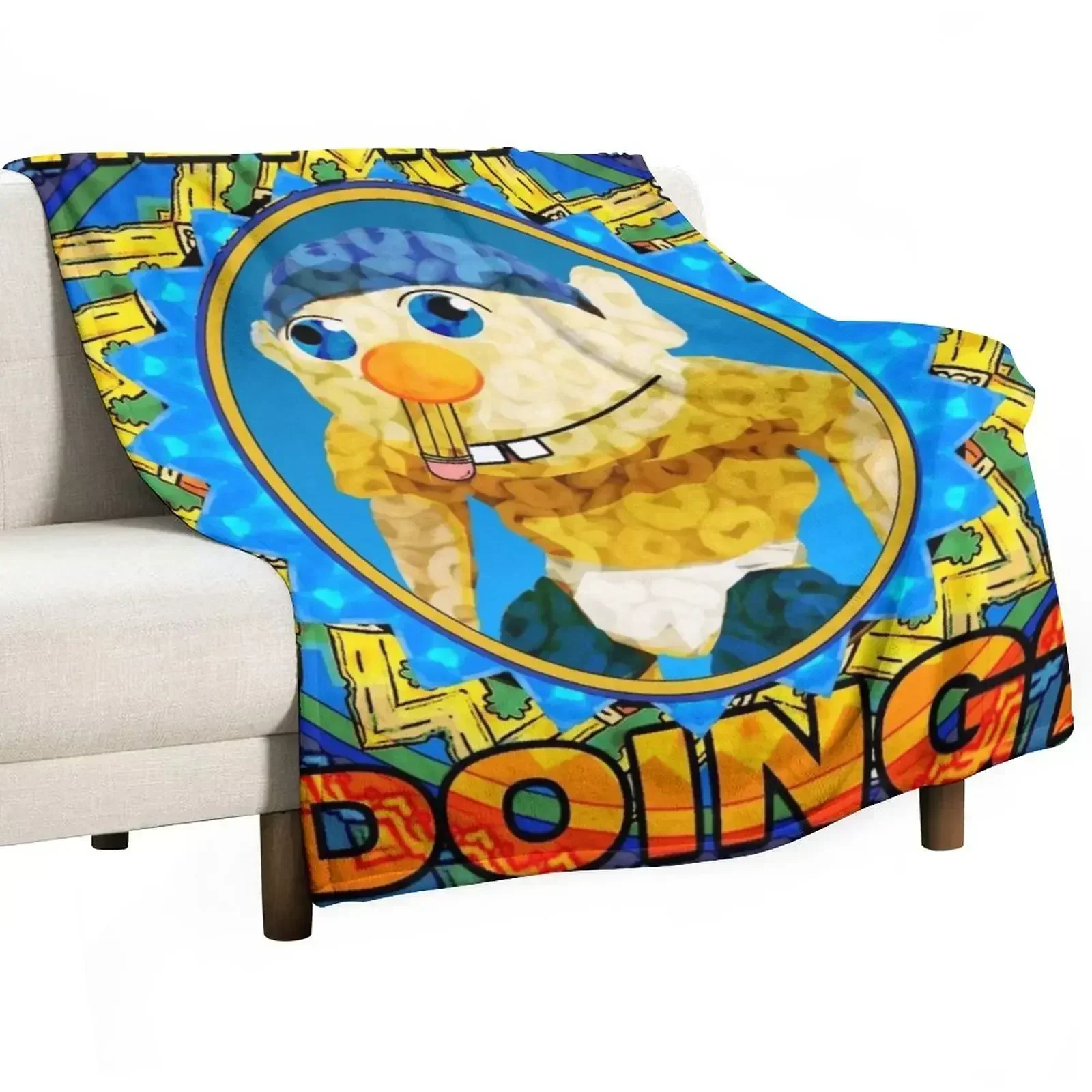 

HEY WAT DOING SML Throw Blanket Stylish Couch Blanket for Home Living Room