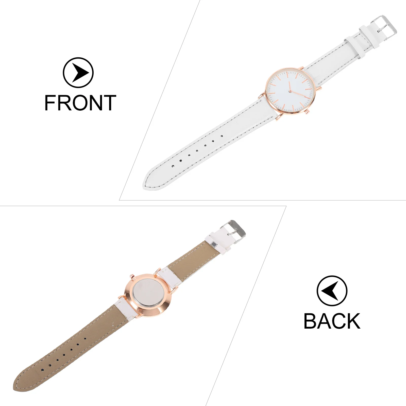 

Elegant Ladies Quartz Watch Women Casual PU Strap Wrist Watches Comfortable Female Belt Office Workers Students Gift