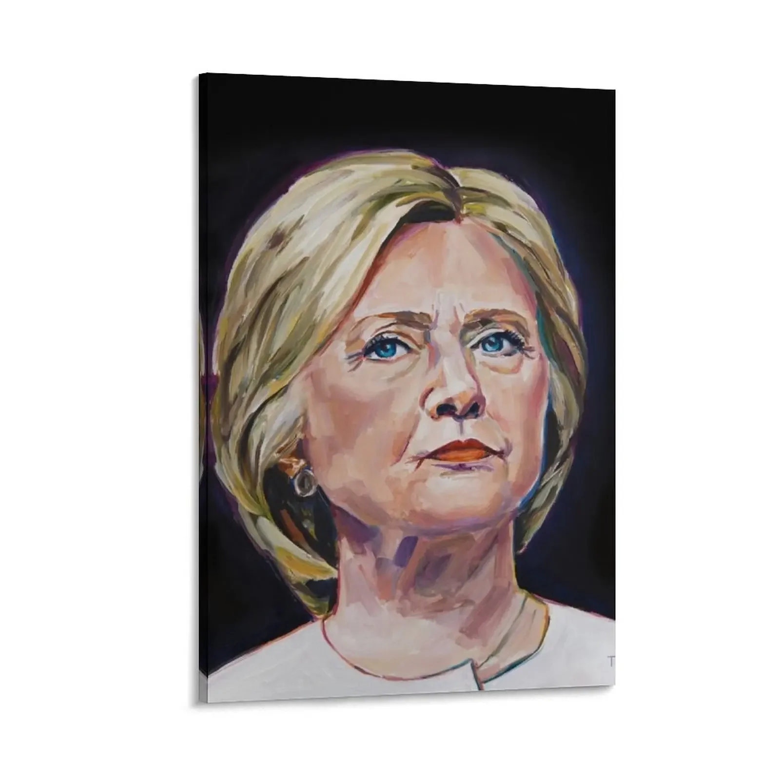 

Hillary Rodham Clinton Canvas Painting room decorations aesthetic Paintings on the wall