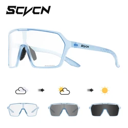 SCVCN New Photochromic Sunglasses UV400 Cycling Glasses Sports Running Drving Hiking Eyewear MTB Bike Glasses Cycling Equipment