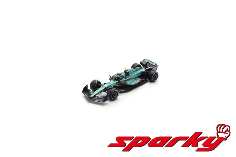 

Spark 1:64 AM Aramco F1 Team AMR24 No.14 / No.18 2024 Alloy Vehicle Car Model
