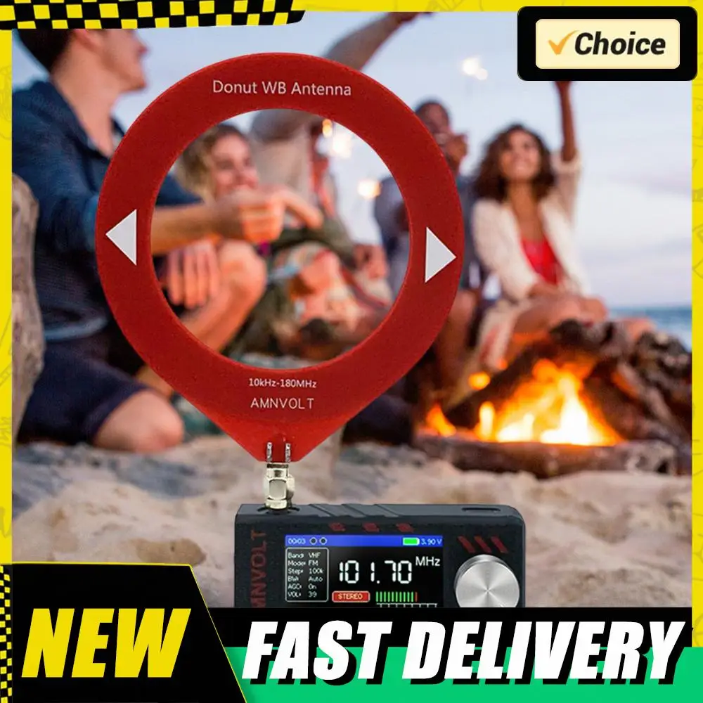 

SI4732 0,5-108 МГц LSB USB AM FM FM/AM Радио 1,9-дюймовый IPS-экран Мини-карманное радио с антенной HF SW MW VHF Радио