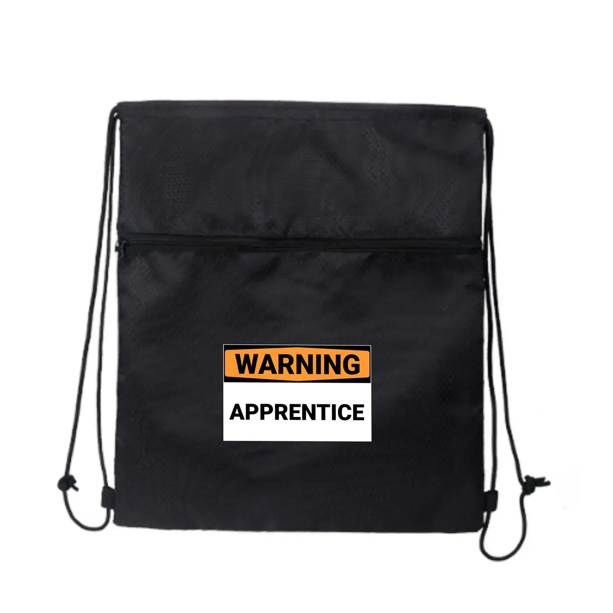 

Рюкзак на шнурке с предупреждающим знаком ученика — легкий, стильный и просторный — идеально подходит для повседневного использования