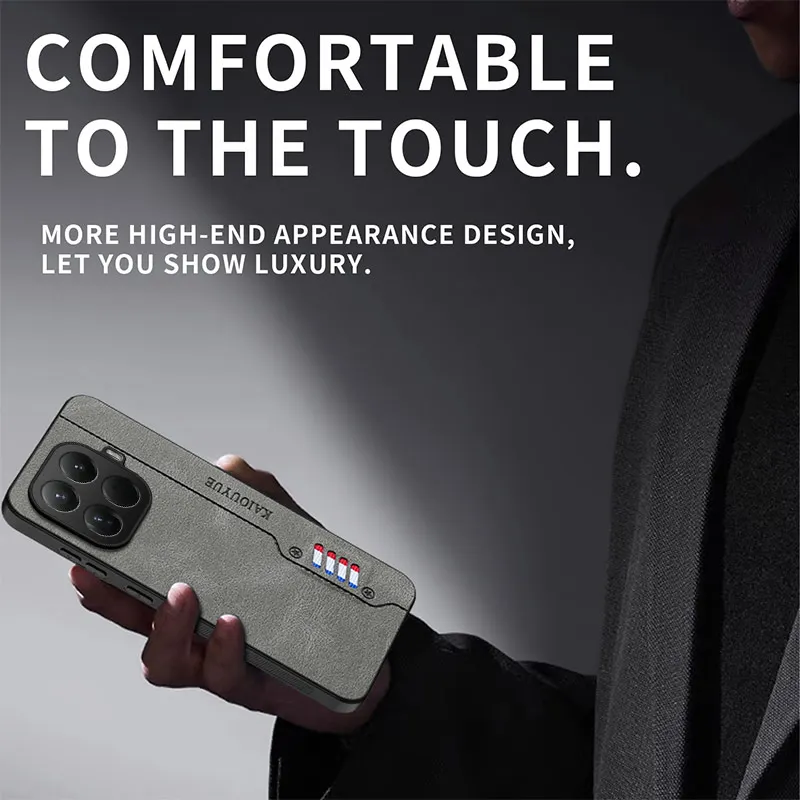 Für Xiaomi Mi 15T Pro Fall für Xiaomi 15T Abdeckung Luxus PU-Leder Hartplastik Stoßfest Telefon Funda schutz Capa