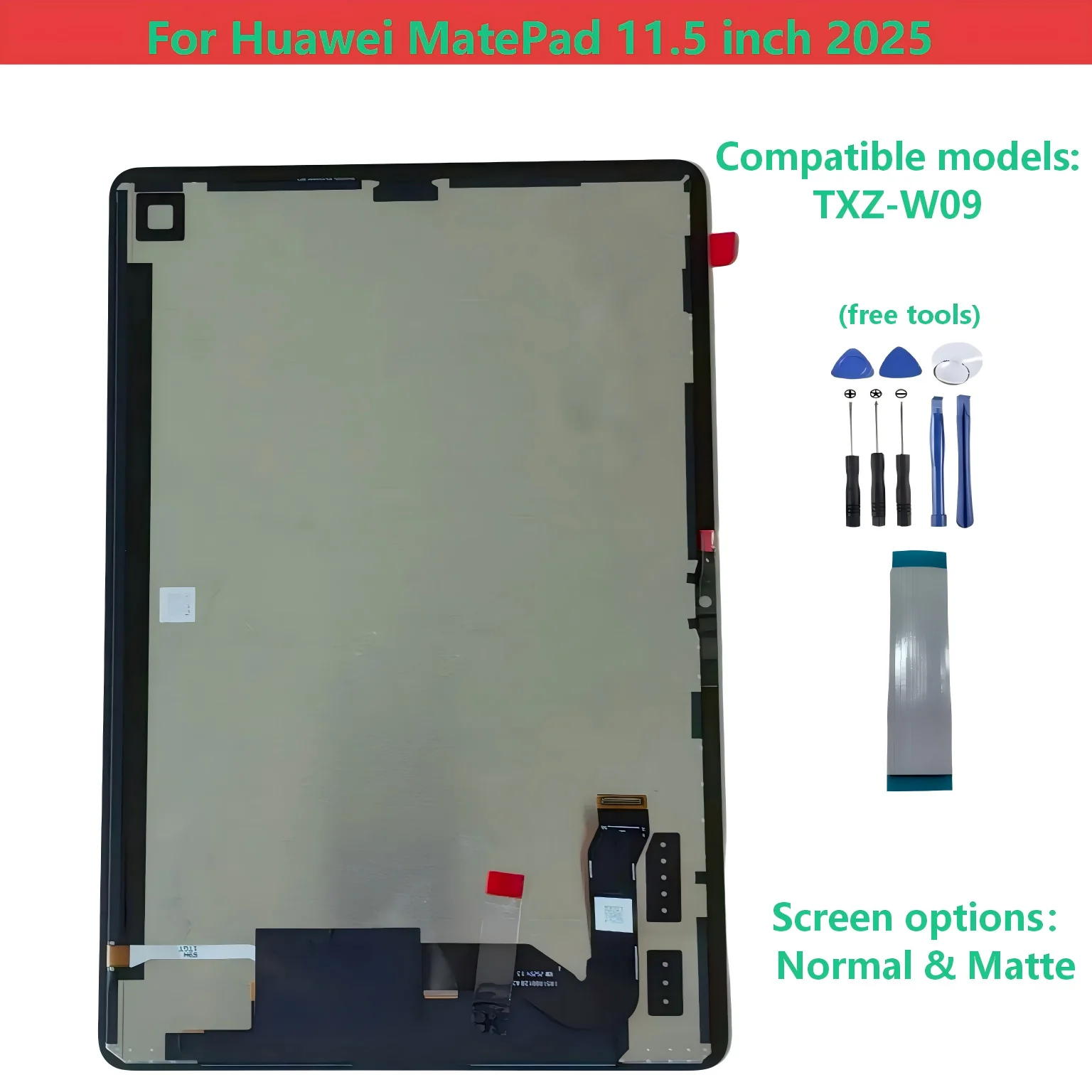 For Huawei MatePad 11.5 inch 2025 TXZ-W09 LCD Display Touch Digitizer Screen Assembly For Huawei MatePad 11.5 (2025) Wi-Fi