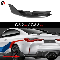 Dry Carbon Fiber Craftsmanship Rear Bumper Lip Spoiler Splitters Fit BMW 2020-? M4  G82 G83 2-Door Replacement Type Diffuser