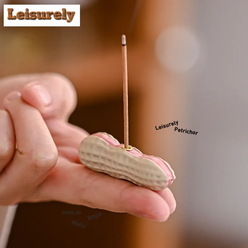 الإبداعية الفول السوداني حامل البخور زن حديقة البخور الشعلات البعوض لفائف حامل كوزة مبخرة طقم شاي صيني لوازم الحرفية