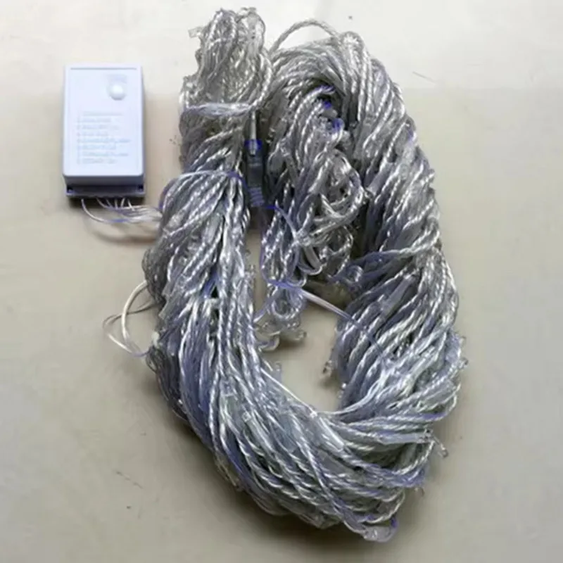 تدفق المياه يتساقط الثلج تأثير الستار الجنية سلسلة ضوء 3X6M التمرير ضوء عيد الميلاد حفل زفاف فندق نافذة شلال جليد ضوء #5