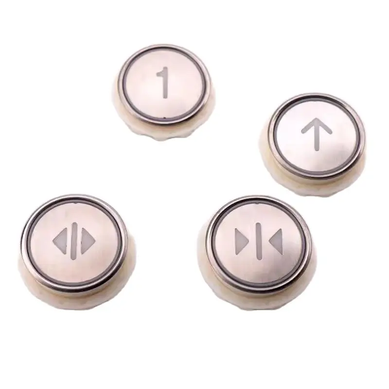 5pcs/lot Elevator Parts MTD303 Stainless Steel Round Button Opens 33mm Lift Parts Accessories