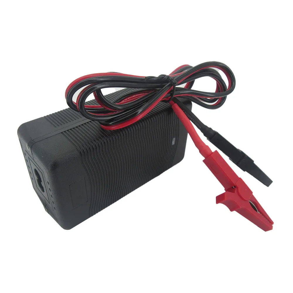 Ładowarka do akumulatorów Lifepo4 14.6V 4A, 12V 12.8V 4S Litowo-żelazowo-fosforanowych, solarna, samochodowa, LFP, do magazynowania energii, szybka ładowarka z krokodylkami. — zdjęcie produktu 4