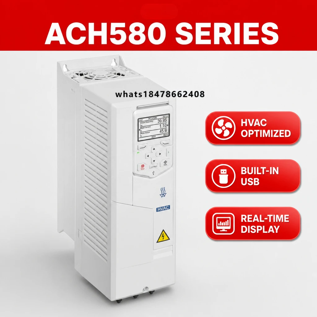 Brand Vfd Inverter ACH580-01-12A7-4 5.5KW ACH580-01-018A-4 7.5KW  Inverter Brand New Original Three-phase Converter