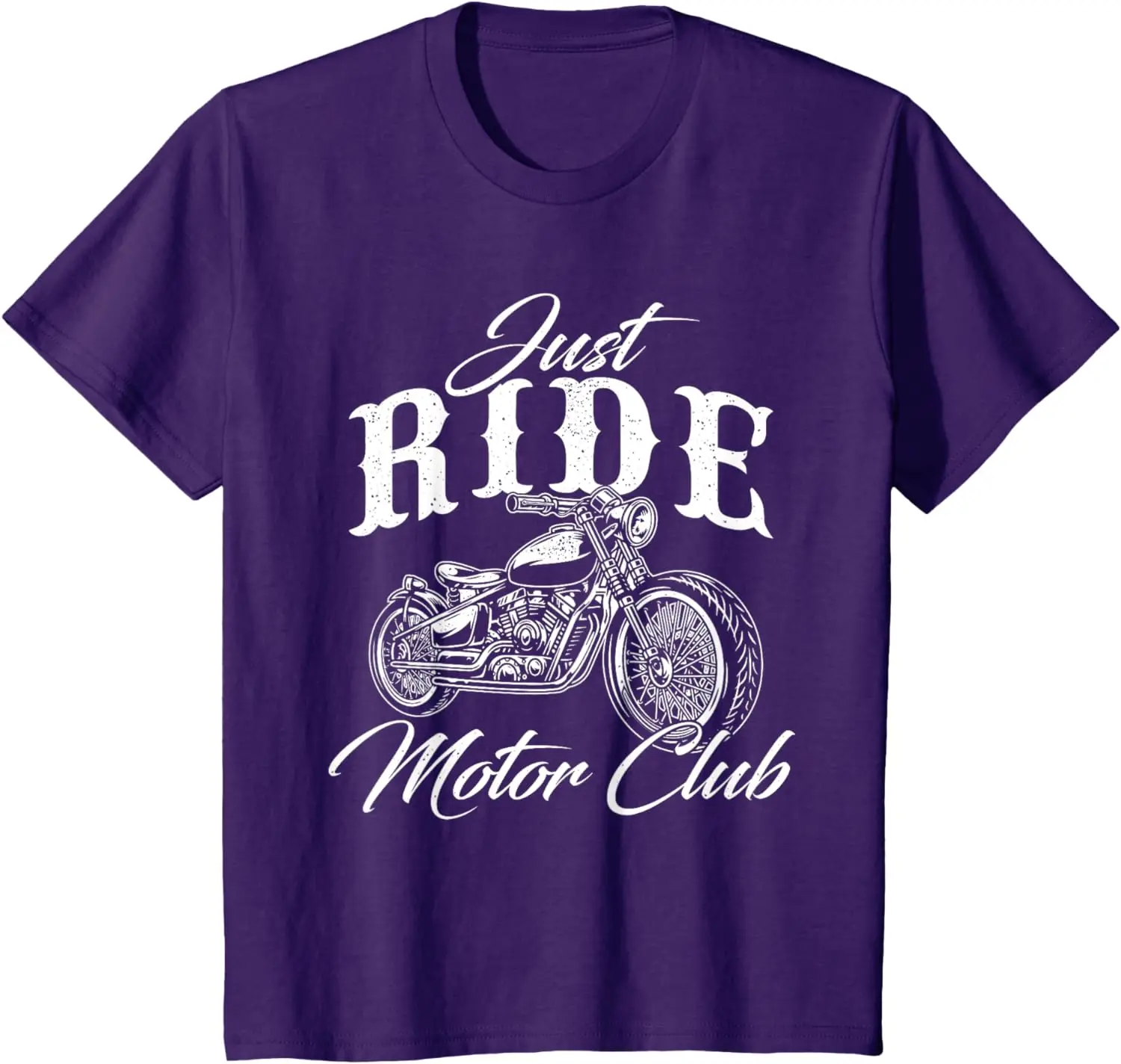 Just Ride Motor Club - Biker Motorcycle Rider T-Shirt