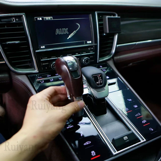 

For Porsche 2009-2016 Panamera 970 Car Interior Modification Upgrade 2017-2023 971 Gear Head Shift Lever Control Lever