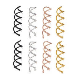 10pcs/Lot Metal Spiral Hair Pin Spin Clip Stick For DIY Twist Barrette Coiffure Women Girl Jewelry Hairclip Headwear Accesories