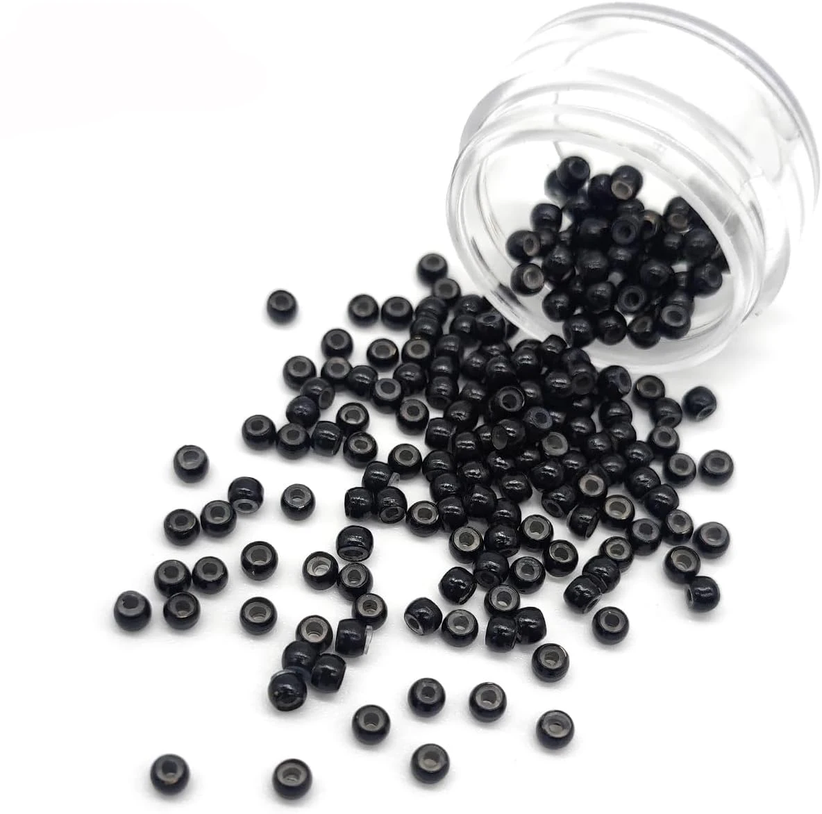200/500 Stuks 3mm Siliconen Nano Ringen Koperen Ringen met Siliconen Gevoerde Haarkralen Haarringen Haarverlenging Gereedschap
