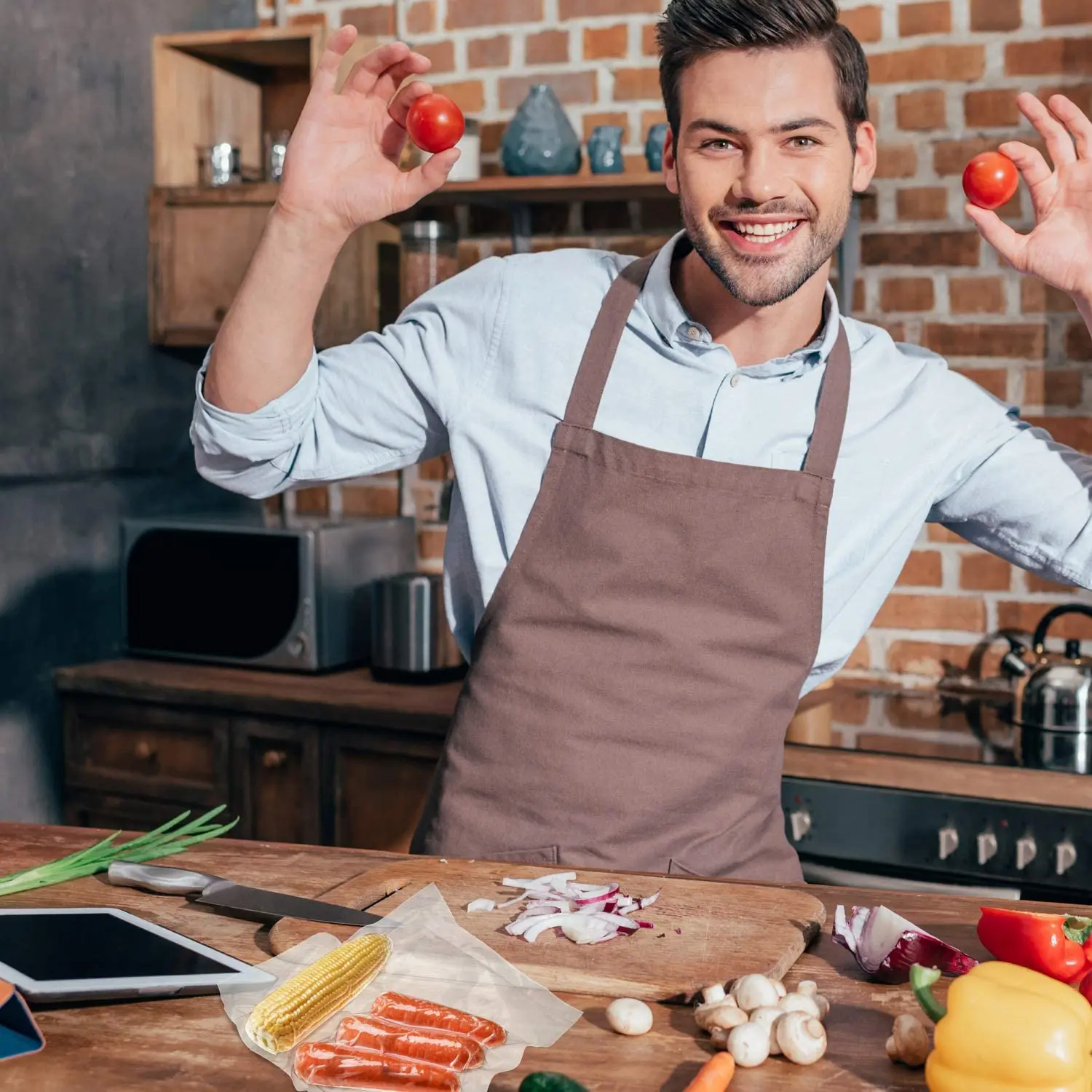 Bolsas al vacío de cocina, sellador al vacío para alimentos, máquina de embalaje, bolsa de almacenamiento de alimentos, accesorios de cocina sin BPA, 100 unids/lote