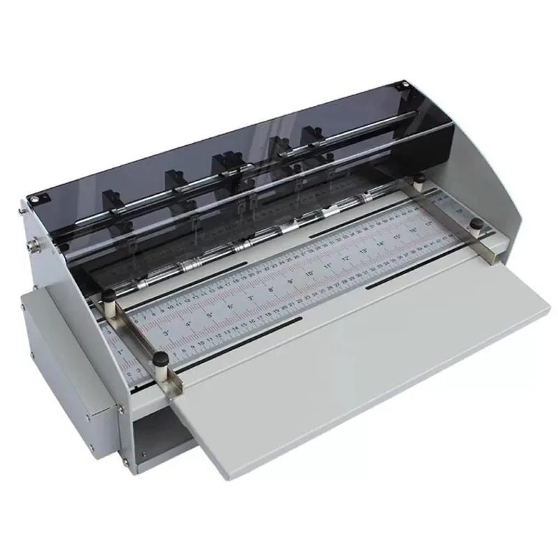 Small 220V Electric Paper Creasing Machine Creaser Paper Cutting and Creasing Machine Multifunctional Automatic Crease Machine
