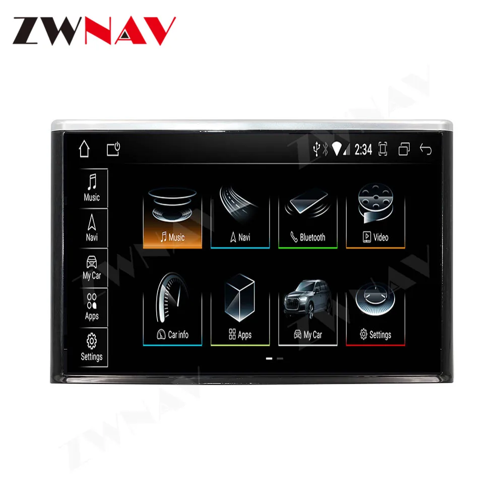 8 inch Touch Screen For Audi A8L 2011-2017 Android 14 GPS Navigation WIFI 4G Carplay Car Multimedia Player Heat Unit Auto