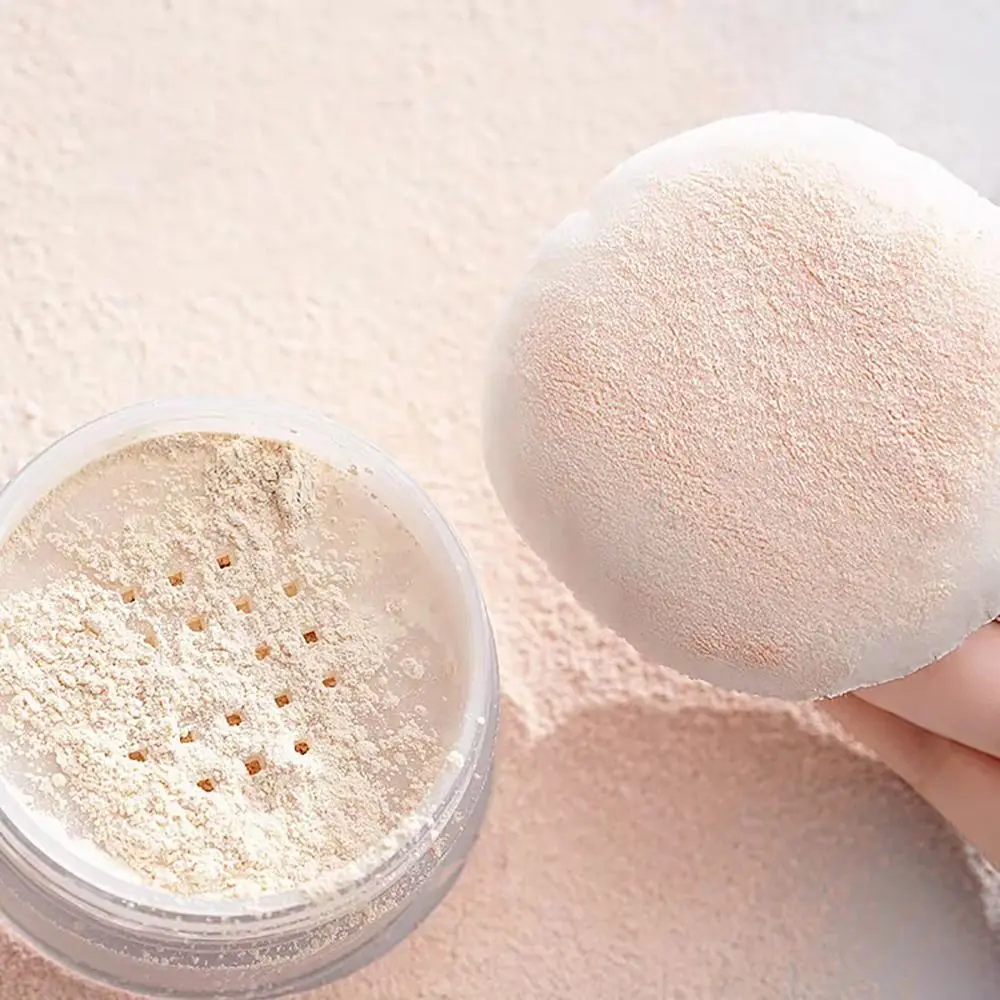 Esponja cosmética suave para mujer, esponja corta de terciopelo con forma redonda para polvo con caja, herramienta de maquillaje, esponja para base, belleza, 2/4/7 Uds.