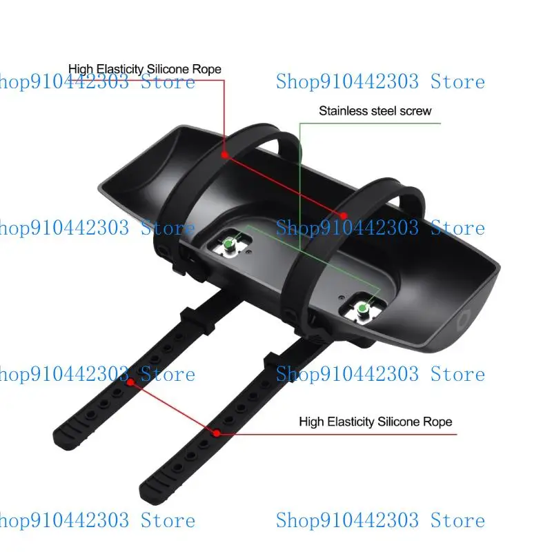 L4MD Heavy Duty Motorcycle Bike -Lenkerfalterschockdicht von universellem Lenkerlautsprechermontage einfach für die Ladung zu – Detail 4