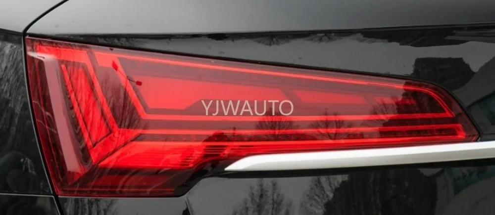 For Audi Q5 2021 2022 2023 2024 Taillight Cover Car Taillamp Lens Glass Replacement Rear Lampshade Brakelights Shell