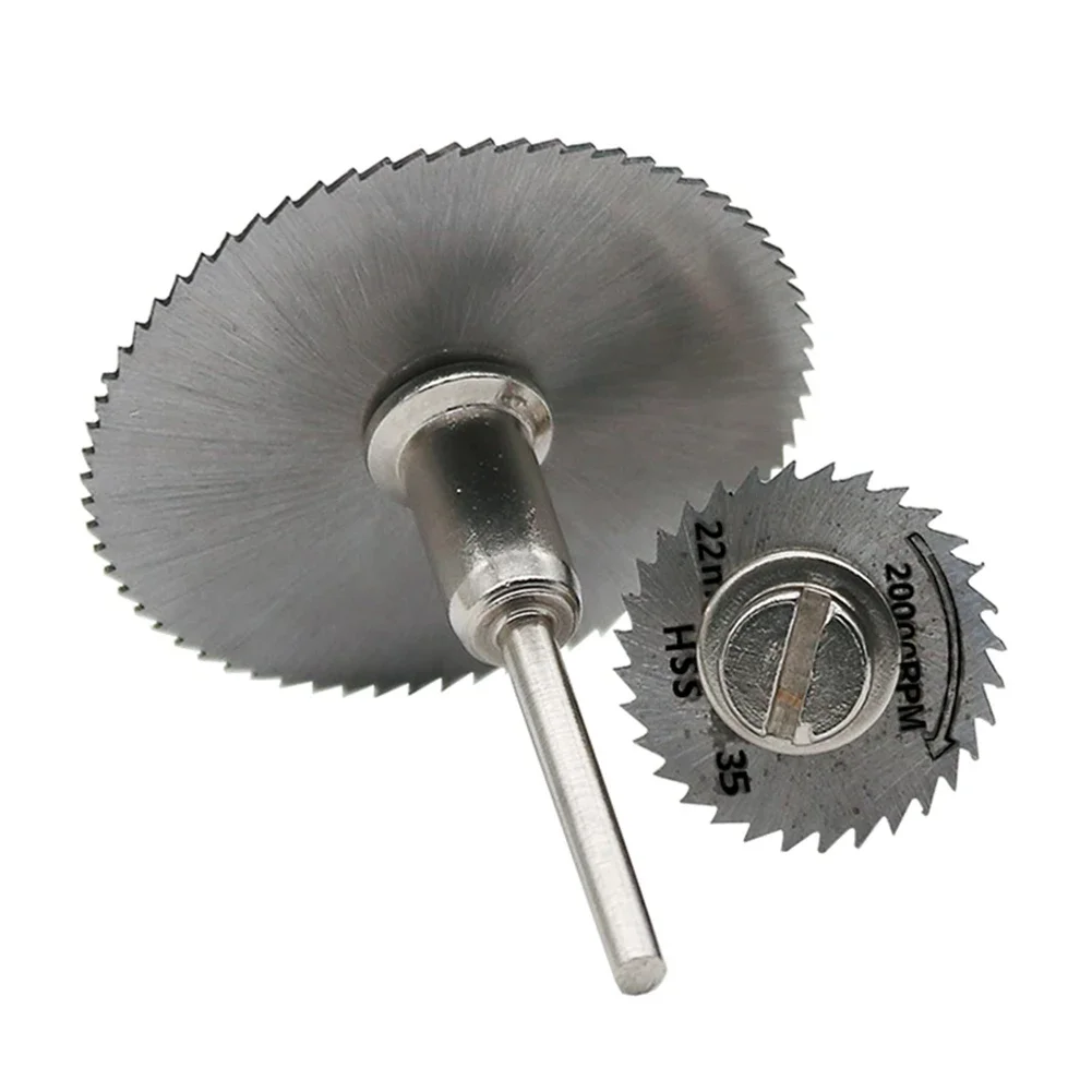 

High-speed-steel Silver Blades Part 7PCS Mini HSS Circular Saw Blade Wood Cutting Disc Mini Circular Cutting Disc