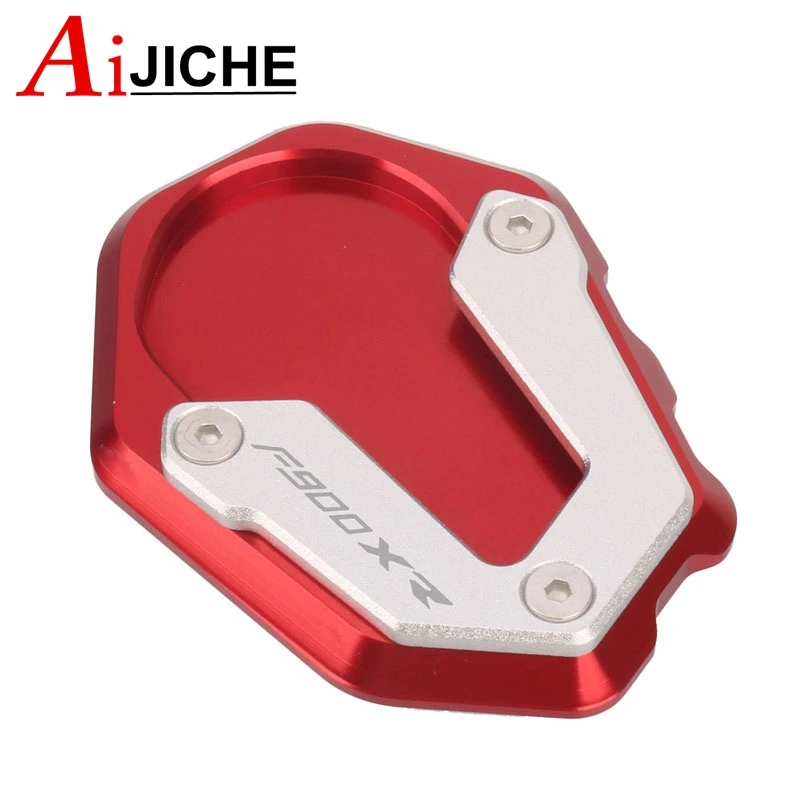 Motorcycle CNC Kickstand Sidestand Extension Enlarger Pad Fit For F900R F900XR 2020‑2023