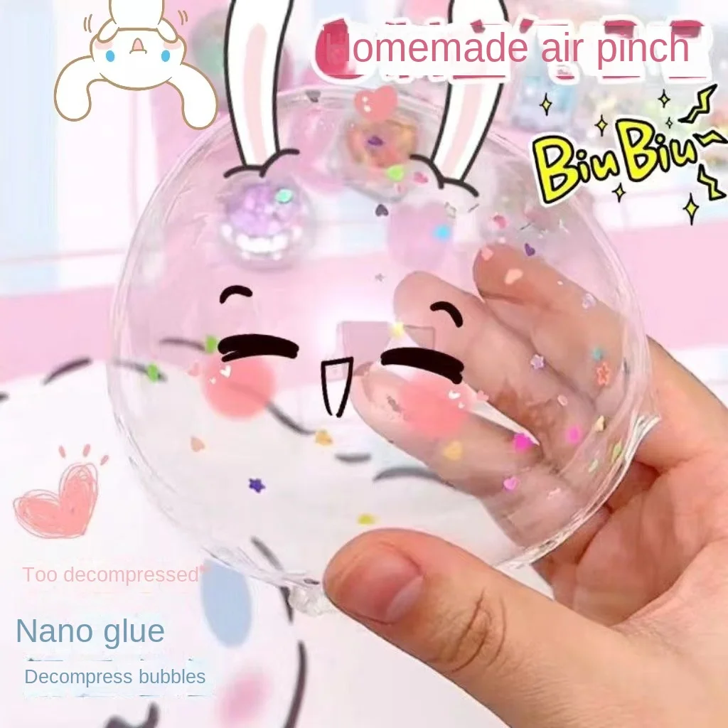 

Nano Glue Squeezing Toy Bubble Blowing Seamless Double-Sided Adhesive Waterproof Decompression Artifact Bubble Toy Gift