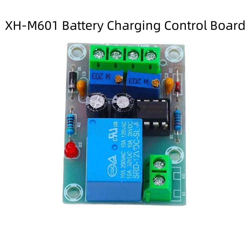 XH-M601 контроль зарядки аккумулятора Board 12V батарея Полная зарядка, остановка питания, модуль контроля предотвращения перезарядки
