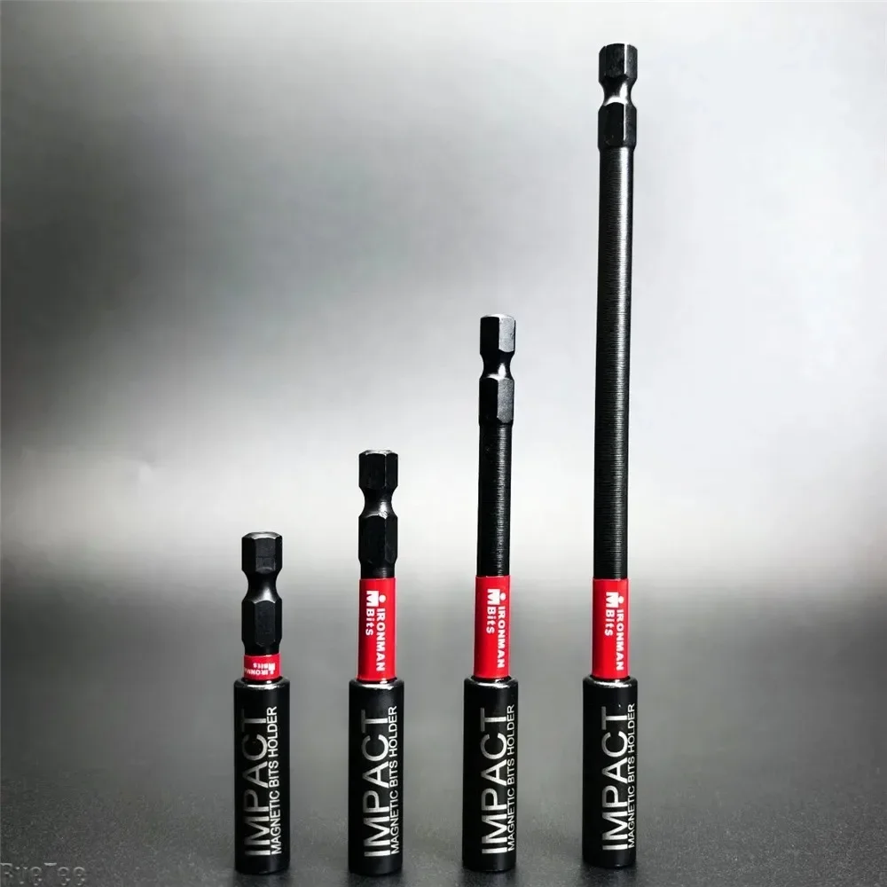 Impact Magnetic Extension Rod 60/75/100/150mm - Power Drill Bits Holder 1/4