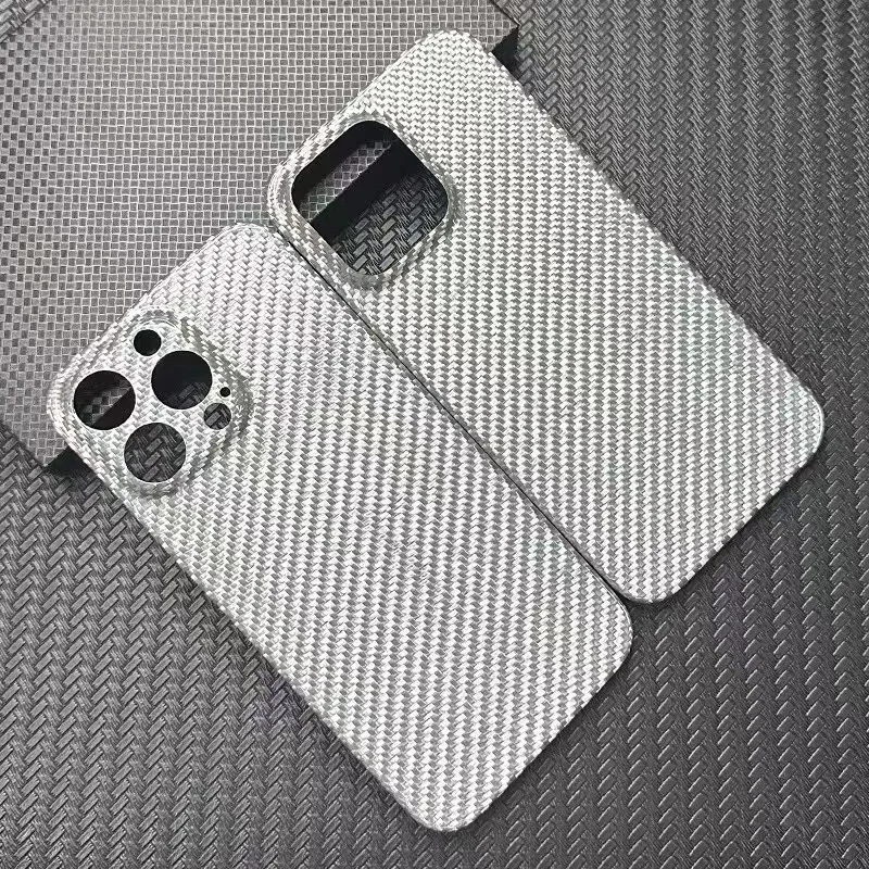 Slim Carbon Fiber Case for iPhone, Shockproof Case, Glossy Carbon Fiber Case, iPhone 14Pro, iPhone 13Pro Max, 12Pro Max