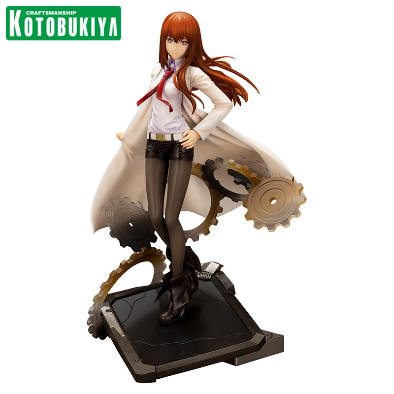 

In Stock Genuine Original Kotobukiya Makise Kurisu Steins;Gate Anime Figure PVC 25CM Collectible Model Statuette Ornament Gifts