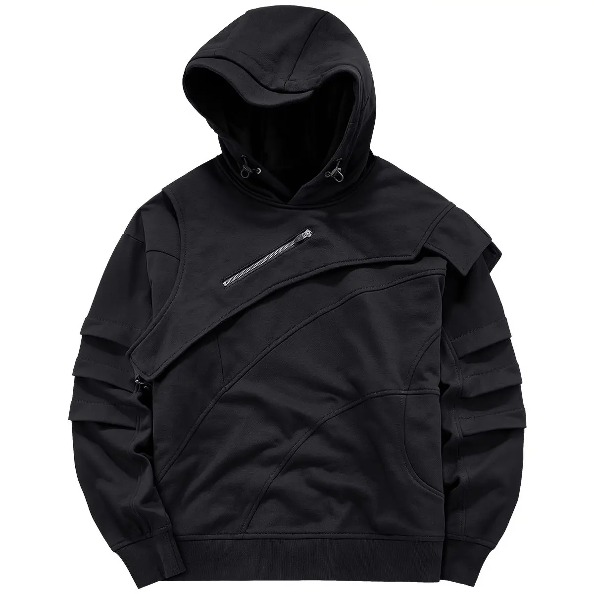 Original VIP Flying Hooded Sweater, American Blockbuster Jacket, Multi-Pocket Pullover