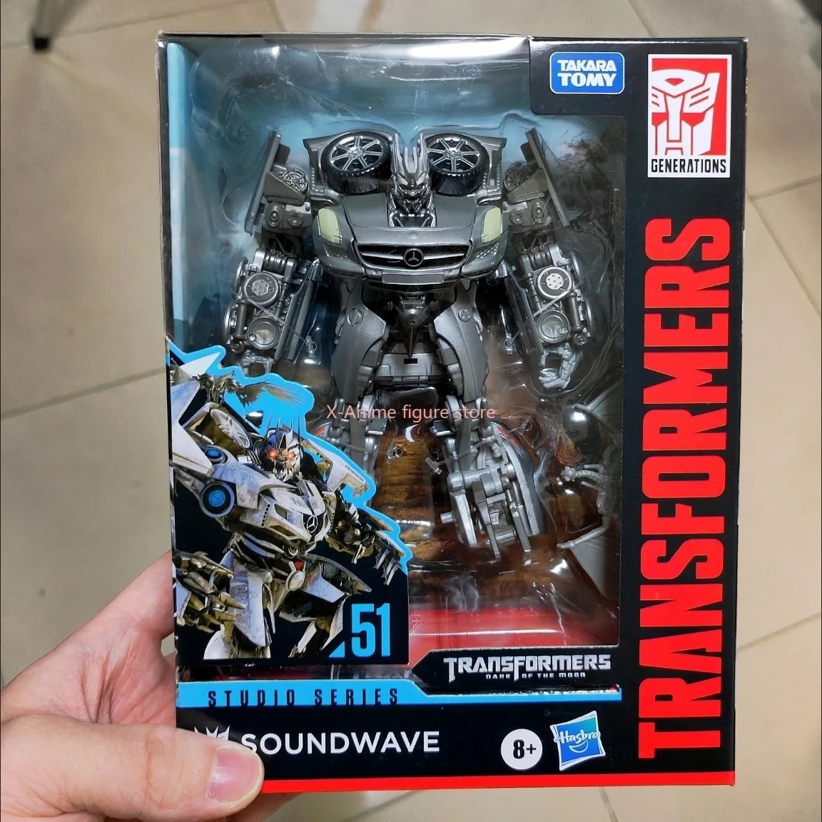 Na stanie Hasbro Transformers Zabawki Seria Studio SS51 Deluxe Soundwave Figurka Akcji Model Robot Samochodowy Prezenty Prezenty Świąteczne Hobby