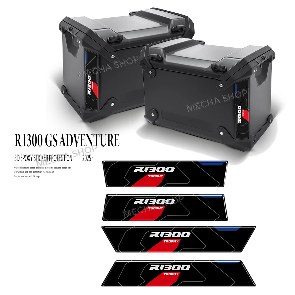 

Мотоциклетные кофры, преломляющая защита багажа, 3D наклейки для R 1300 GS Adventure 2025