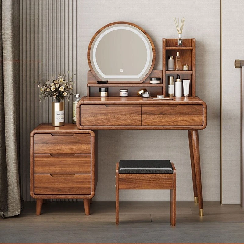 

Bedroom Dress Makeup Vanities Simple Toiletries Mirror Comfortable Women Living Room Economic Tocador Maquillaje House Furniture