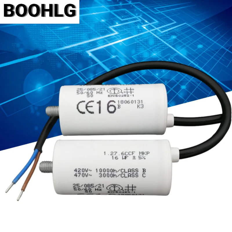 1PCS 1.27.6CCF 16uF Motorstartkondensator